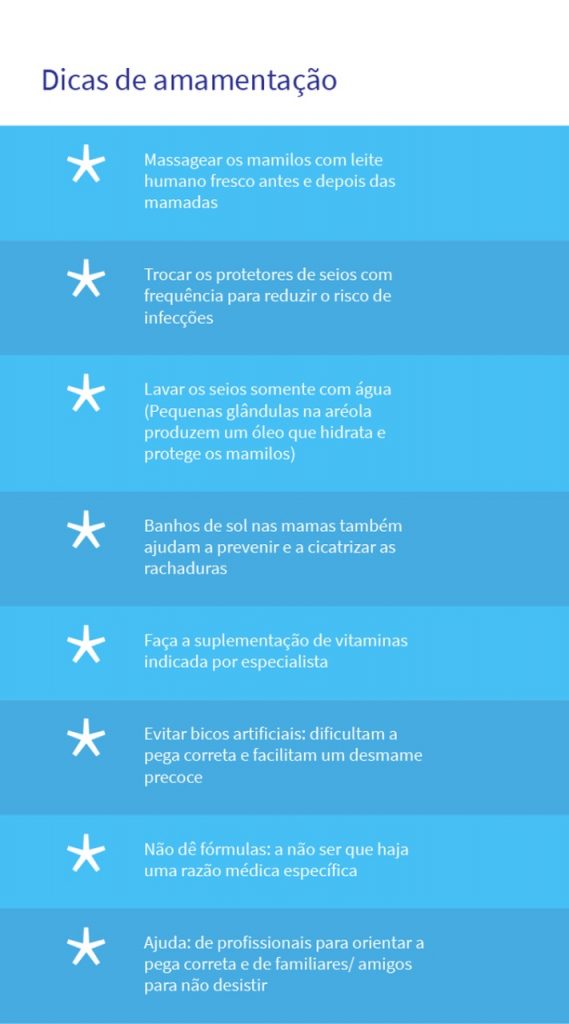 dicas de amamentacao