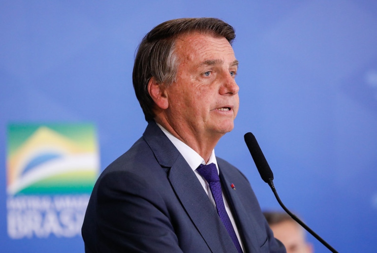 Jair Bolsonaro discursando