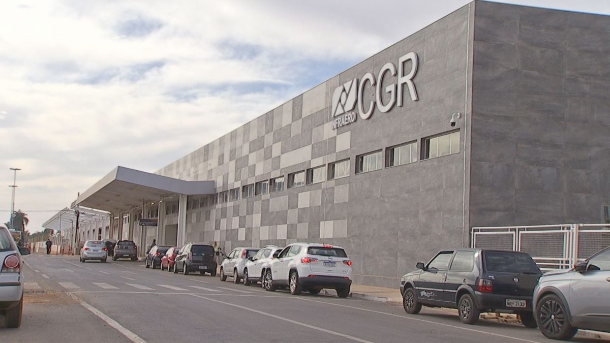 Aeroporto Internacional de Campo Grande (Foto: Domingos Lacerda/TV Morena)