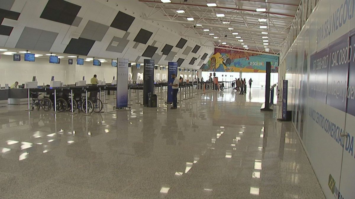 Aeroporto Internacional de Campo Grande (Foto: Domingos Lacerda/TV Morena)