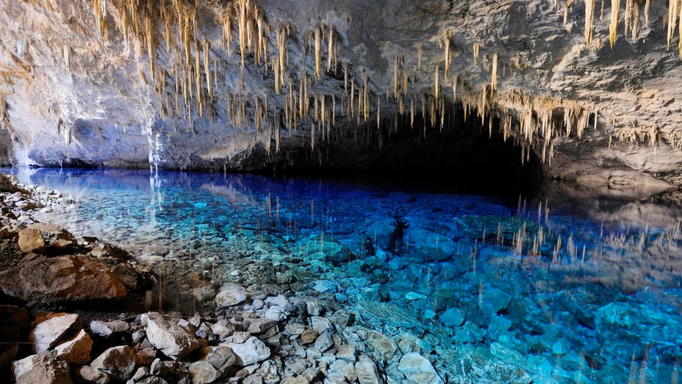 Gruta do Lago Azul, em Bonito (Foto: Prefeitura de Bonito)