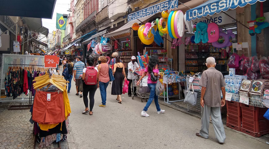 Início da recuperação do comércio influencia desempenho positivo dos serviços (Foto: Helena Pontes/Agência IBGE Notícias)