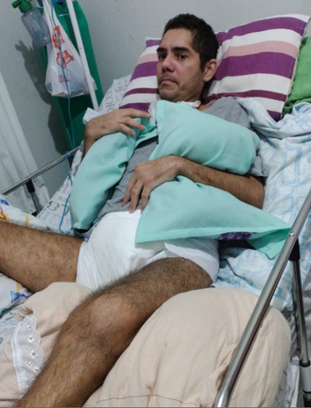 Mecânico fica acamado após ter covid