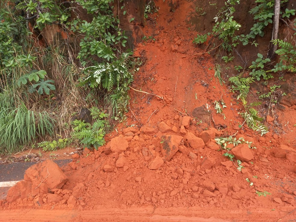 deslizamento terra chapada