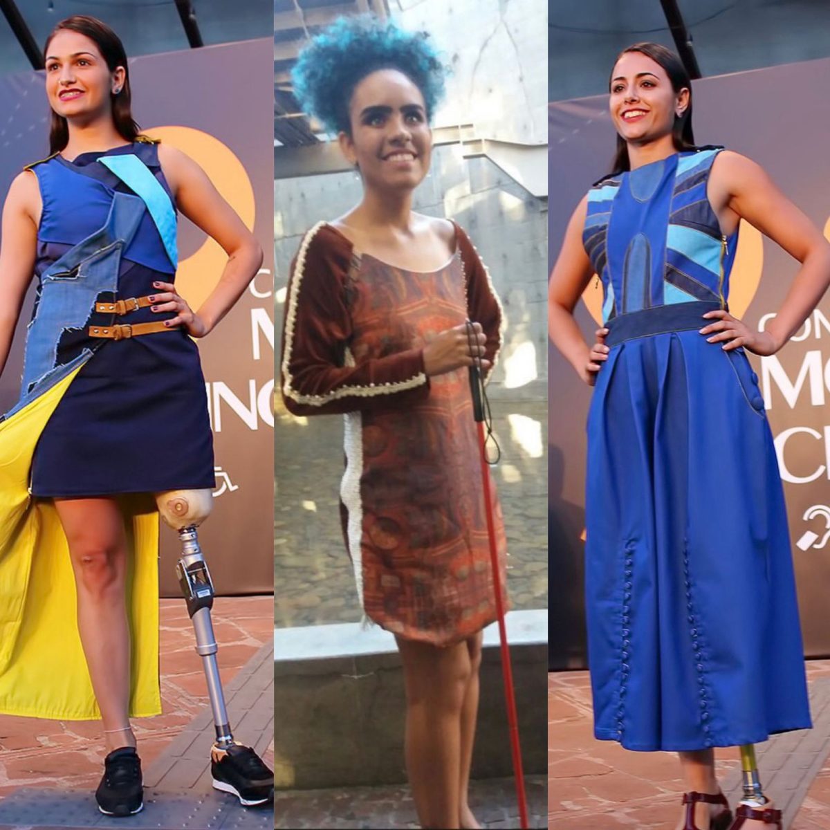 Modelos com deficiencia representando o bocaiuva em 2018