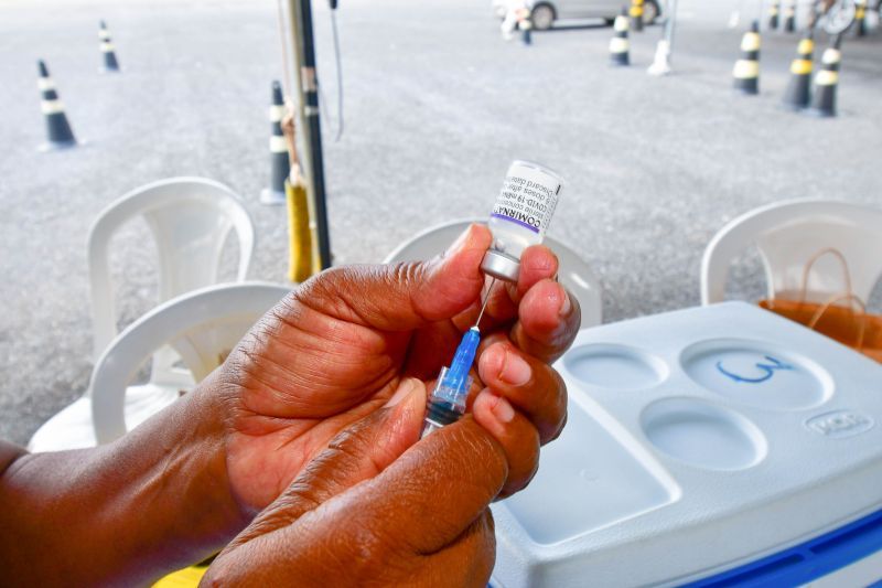 Vacinação em Cuiabá. (Foto: Divulgação)