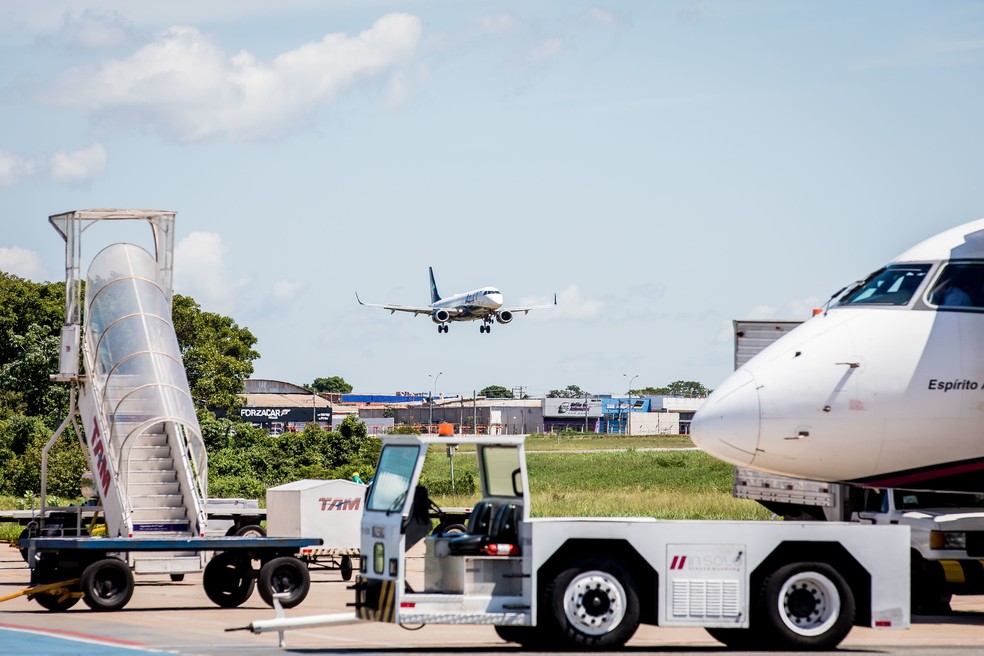 Aeroporto Marechal Rondon deve registrar quase 265 mil passageiros at� o fim do ano (Foto: Christiano Antonucci - Secom-MT)