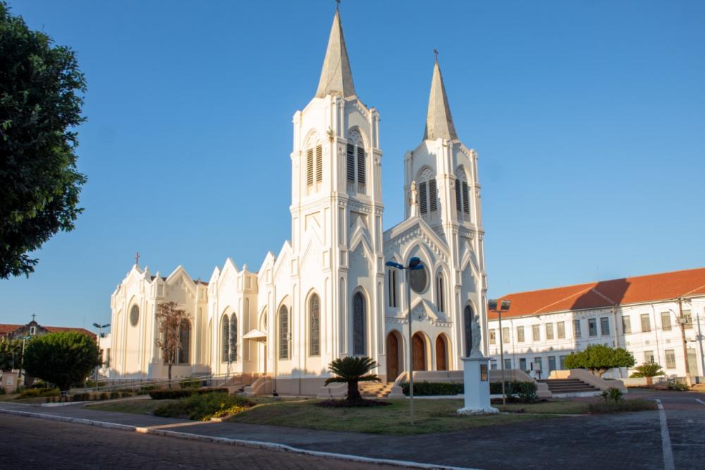 Igreja Matriz em Aquidauana. (Foto: Prefeitura de Aquidauana).