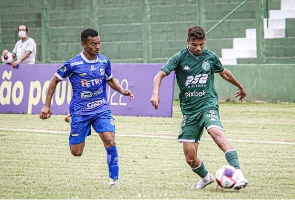 Lance de Aquidauanense x Guarani pela Copinha (Foto: Diogo Silva/Especial Guarani FC)