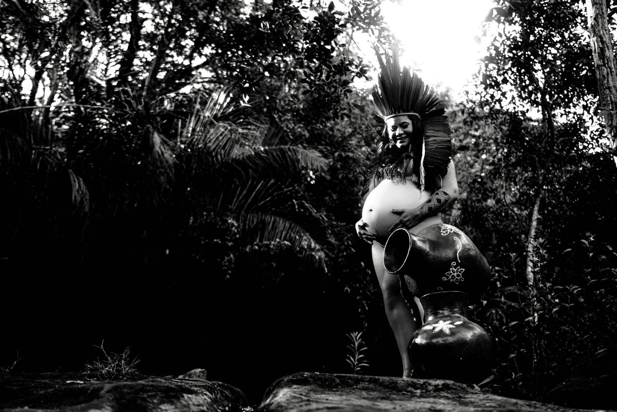 Ensaio de fotos gestante Morro do Paxixi (Foto: Arumi Figueiredo)