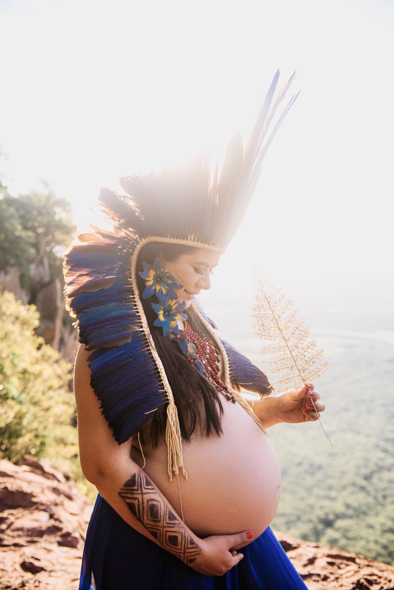 Ensaio de fotos gestante Morro do Paxixi (Foto: Arumi Figueiredo)