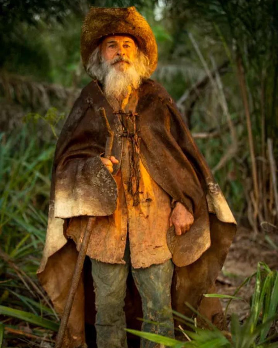 Osmar Prado como Velho do Rio na novela Pantanal (Foto: João Miguel Jr./Globo)